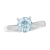 Thumbnail Image 0 of Aquamarine Solitaire Ring Sterling Silver