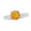 Thumbnail Image 1 of Citrine Solitaire Ring Sterling Silver