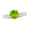 Thumbnail Image 0 of Peridot Solitaire Ring Sterling Silver
