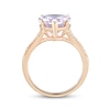 Thumbnail Image 1 of Light Amethyst Ring 1/8 ct tw Diamonds 10K Rose Gold