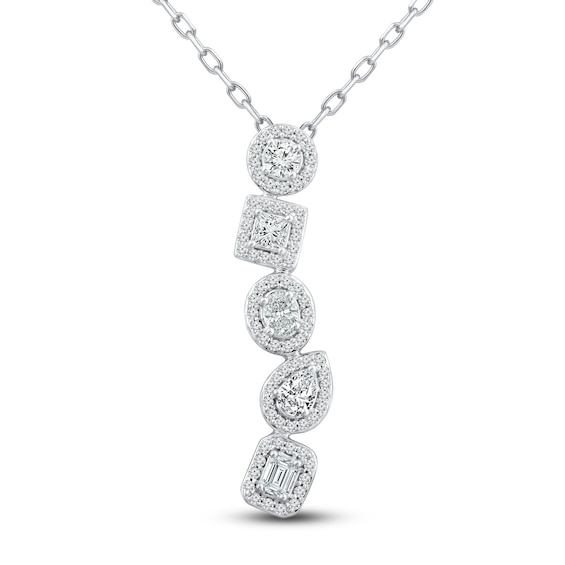 Kay Everything You Are Diamond Necklace ct tw 10K White Gold 18