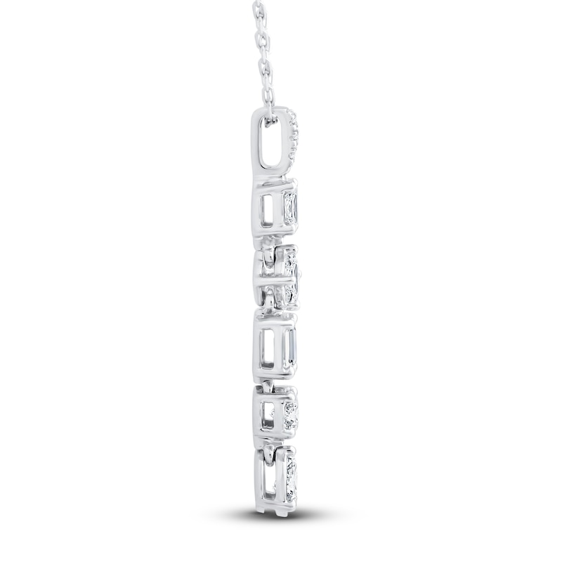 Main Image 2 of Diamond Necklace 3/4 ct tw 10K White Gold 18&quot;