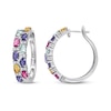 Thumbnail Image 0 of Multi-Gemstone Hoop Earrings Sterling Silver