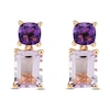 Thumbnail Image 0 of Amethyst Drop Earrings 10K Rose Gold