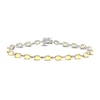 Thumbnail Image 1 of Citrine Bracelet Oval-cut Sterling Silver