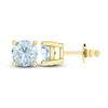 Thumbnail Image 0 of Aquamarine Solitaire Earrings 10K Yellow Gold