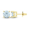 Thumbnail Image 1 of Aquamarine Solitaire Earrings 10K Yellow Gold