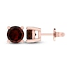 Thumbnail Image 0 of Garnet Solitaire Earrings 10K Rose Gold