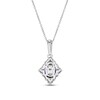 Thumbnail Image 3 of Le Vian Tanzanite Necklace 1/6 ct tw Diamonds 14K Vanilla Gold 18&quot;