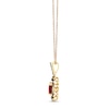 Thumbnail Image 1 of Le Vian Diamond & Rhodolite Garnet Necklace 1/6 ct tw Diamonds 14K Honey Gold 18"
