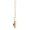 Thumbnail Image 2 of Le Vian Diamond & Rhodolite Garnet Necklace 1/6 ct tw Diamonds 14K Honey Gold 18&quot;