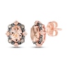 Thumbnail Image 0 of Le Vian Diamond & Morganite Earrings 1/10 ct tw 14K Strawberry Gold