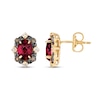 Thumbnail Image 2 of Le Vian Diamond & Rhodolite Garnet Earrings 1/10 ct tw Diamonds 14K Honey Gold
