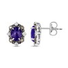 Thumbnail Image 2 of Le Vian Tanzanite Earrings 1/10 ct tw Diamonds 14K Vanilla Gold