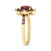 Thumbnail Image 2 of Le Vian Rhodolite Garnet Ring 1/5 ct tw Diamonds 14K Honey Gold