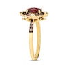 Thumbnail Image 3 of Le Vian Rhodolite Garnet Ring 1/5 ct tw Diamonds 14K Honey Gold