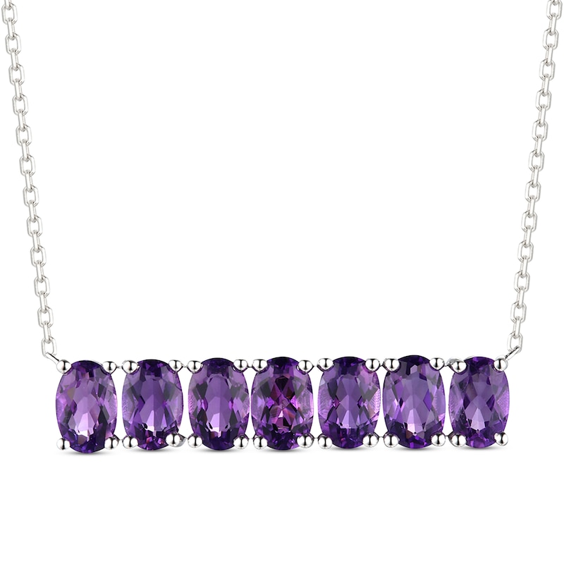 Le Vian Amethyst Necklace 14K Vanilla Gold 18"