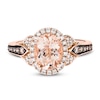 Thumbnail Image 2 of Le Vian Morganite Ring 1/3 ct tw Diamonds 14K Strawberry Gold