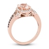 Thumbnail Image 3 of Le Vian Morganite Ring 1/3 ct tw Diamonds 14K Strawberry Gold