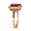 Thumbnail Image 1 of Le Vian Garnet Ring 1/3 ct tw Diamonds 14K Strawberry Gold