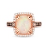 Thumbnail Image 3 of Le Vian Opal Ring 3/8 ct tw Diamonds 14K Strawberry Gold