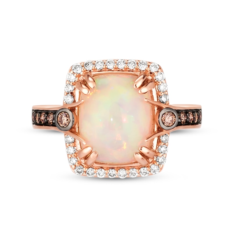 Main Image 3 of Le Vian Opal Ring 3/8 ct tw Diamonds 14K Strawberry Gold