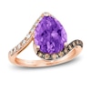 Thumbnail Image 1 of Le Vian Amethyst Ring 1/4 ct tw Diamonds 14K Strawberry Gold