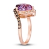 Le Vian Amethyst Ring 1/4 ct tw Diamonds 14K Strawberry Gold