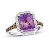 Thumbnail Image 0 of Le Vian Amethyst Ring 3/8 ct tw Diamonds 14K Vanilla Gold