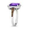 Thumbnail Image 2 of Le Vian Amethyst Ring 3/8 ct tw Diamonds 14K Vanilla Gold