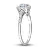 Thumbnail Image 3 of Aquamarine & Diamond Promise Ring 1/10 ct tw Round-Cut Sterling Silver