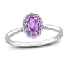 Thumbnail Image 0 of Amethyst Promise Ring Sterling Silver