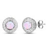 Thumbnail Image 3 of Pink, Blue, White Lab-Created Opal & White Lab-Created Sapphire Boxed Set Sterling Silver