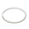 Thumbnail Image 2 of Peridot Bangle Bracelet Sterling Silver 7.25"