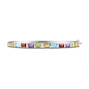 Thumbnail Image 1 of Multi-Stone Diamond Bracelet 1/10 ct tw Round-cut Sterling Silver 7.25&quot;