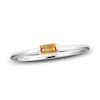 Thumbnail Image 1 of Citrine Baguette Ring Sterling Silver