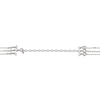 Thumbnail Image 4 of Amethyst Layered Necklace Sterling Silver 21&quot;