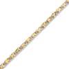 Thumbnail Image 2 of Citrine & White Lab-Created Sapphire Bracelet Sterling Silver 7.25"