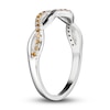 Thumbnail Image 2 of Citrine Dainty Criss Cross Ring Sterling Silver