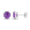 Thumbnail Image 1 of Amethyst Stud Earrings Sterling Silver