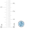 Thumbnail Image 2 of Blue Topaz Stud Earrings Sterling Silver