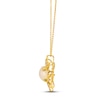 Thumbnail Image 1 of Le Vian Opal Sun Necklace 1/15 ct tw Diamonds 14K Honey Gold 18"
