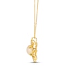 Thumbnail Image 2 of Le Vian Opal Sun Necklace 1/15 ct tw Diamonds 14K Honey Gold 18&quot;