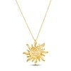 Thumbnail Image 3 of Le Vian Opal Sun Necklace 1/15 ct tw Diamonds 14K Honey Gold 18&quot;