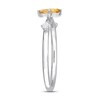 Thumbnail Image 2 of Citrine & White Topaz Ring Sterling Silver