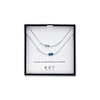 Thumbnail Image 1 of Swiss & London Blue Topaz Necklace Boxed Set Sterling Silver