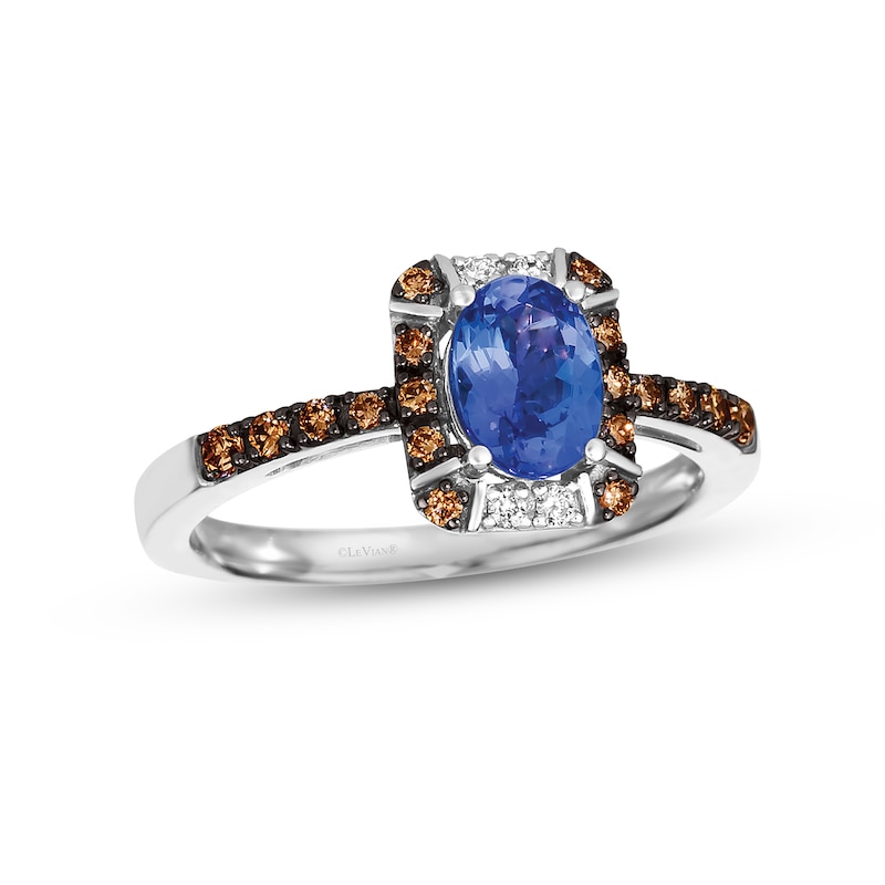 Le Vian Creme Brulee Tanzanite Ring 1/5 ct tw Diamonds 14K Vanilla Gold