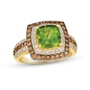 Thumbnail Image 1 of Le Vian Peridot Ring 1 ct tw Diamonds 14K Honey Gold