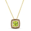 Thumbnail Image 0 of Le Vian Peridot Necklace 1/2 ct tw Diamonds 14K Honey Gold 19"