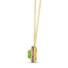 Thumbnail Image 2 of Le Vian Peridot Necklace 1/2 ct tw Diamonds 14K Honey Gold 19&quot;